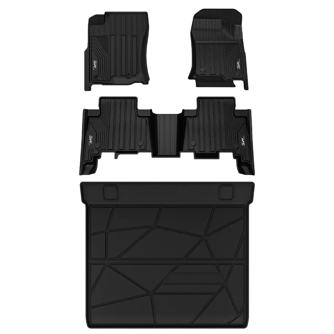 3W Floor Mats and Trunk Mat for 4Runner (2014-2024)