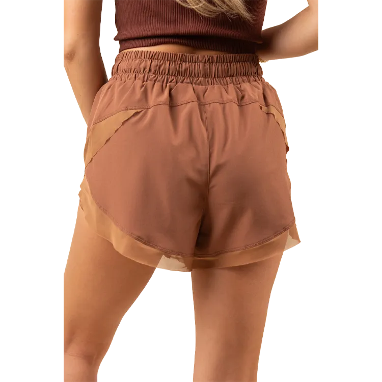 Active Shorts with Mesh Detail