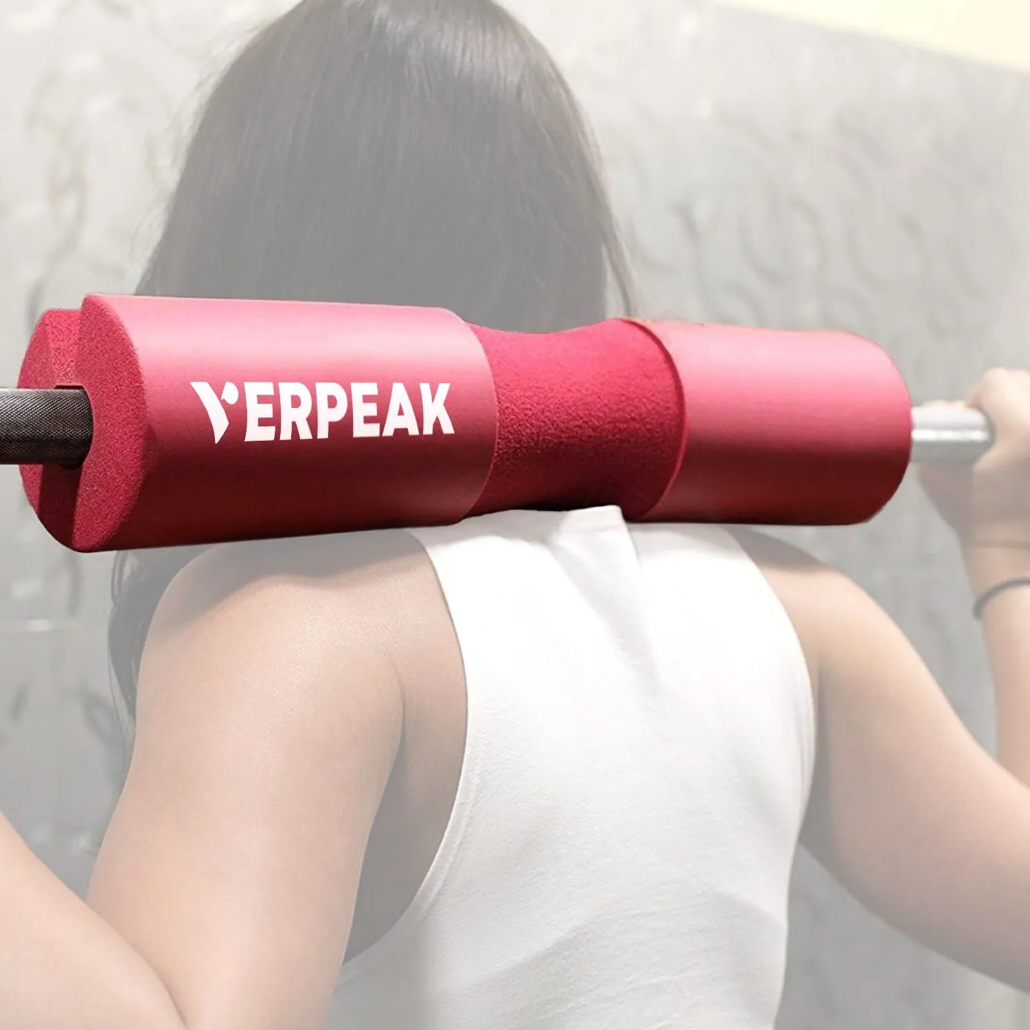 Anti-Slip Barbell Squat Pad Lightweight Pink for Multi Exercises VERPEAK