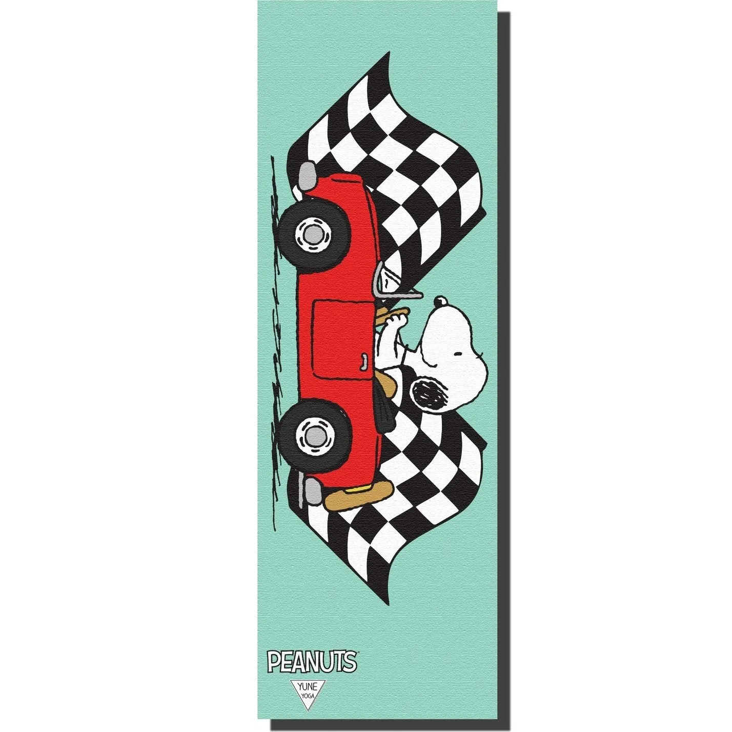 Ascend Snoopy Race Car Yoga Mat