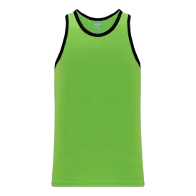 Athletic Knit (AK) B1325Y-269 Youth Lime Green/Black League Basketball Jersey