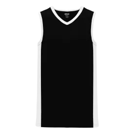 Athletic Knit (AK) B2115L-221 Ladies Black/White Pro Basketball Jersey