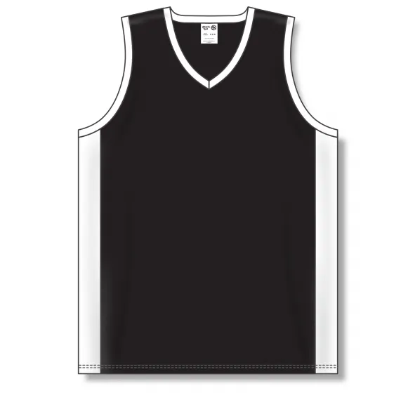 Athletic Knit (AK) B2115L-221 Ladies Black/White Pro Basketball Jersey