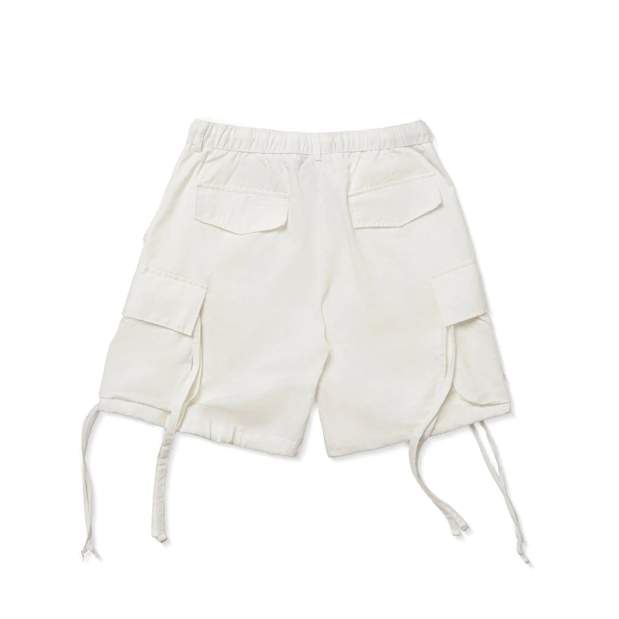 BAGGY CARGO SHORTS - WHITE