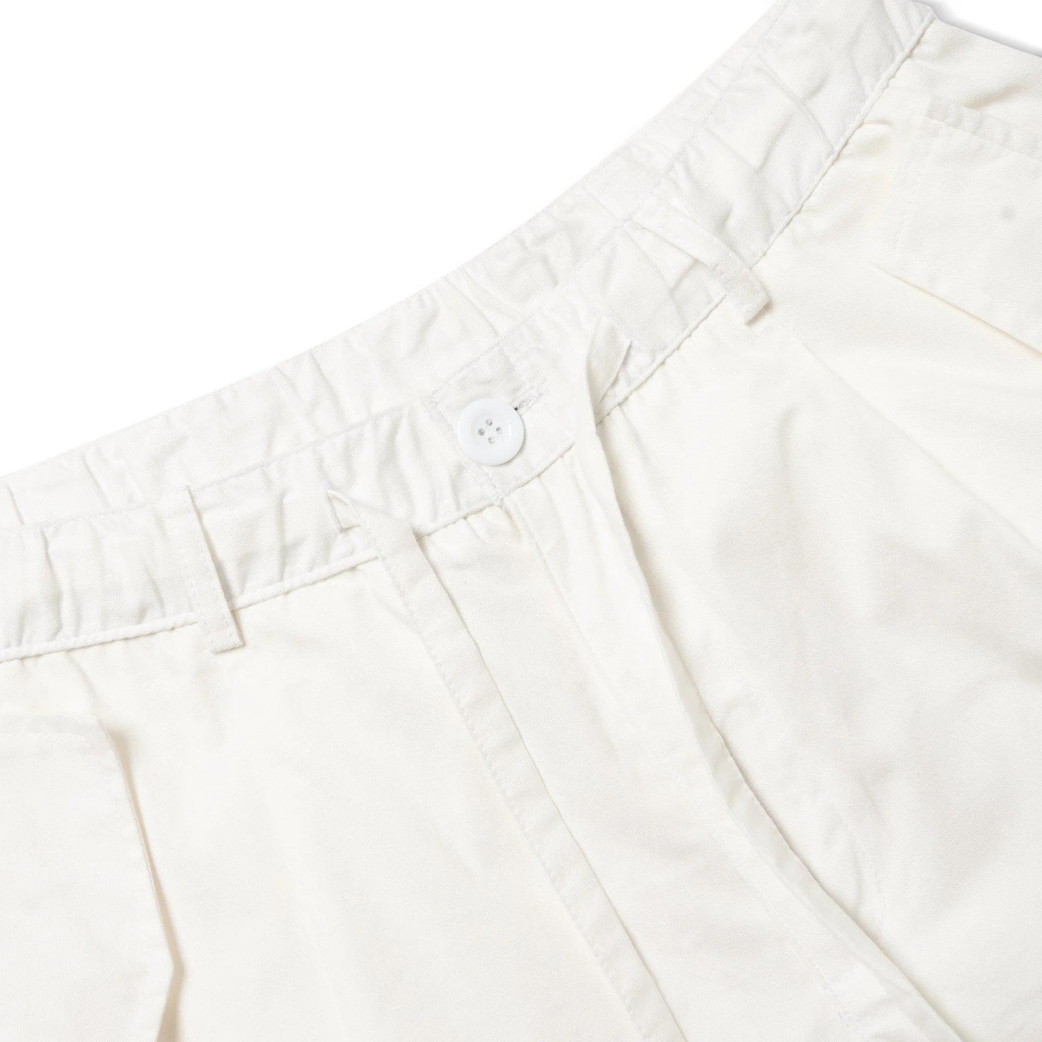 BAGGY CARGO SHORTS - WHITE