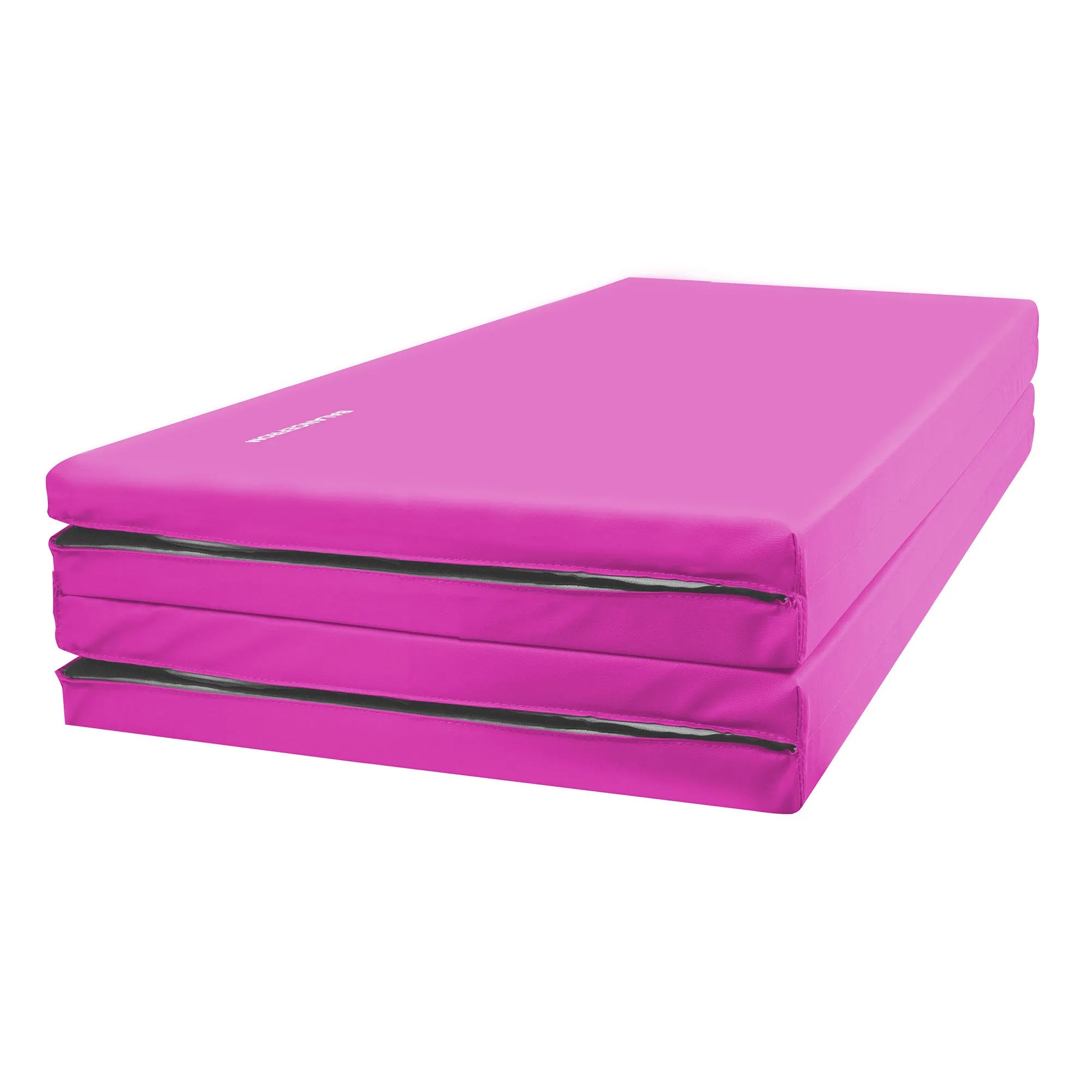 BalanceFrom 4'x6'x2" All Purpose Folding Fitness Gymnastics Gym Mat, Pink (Used)