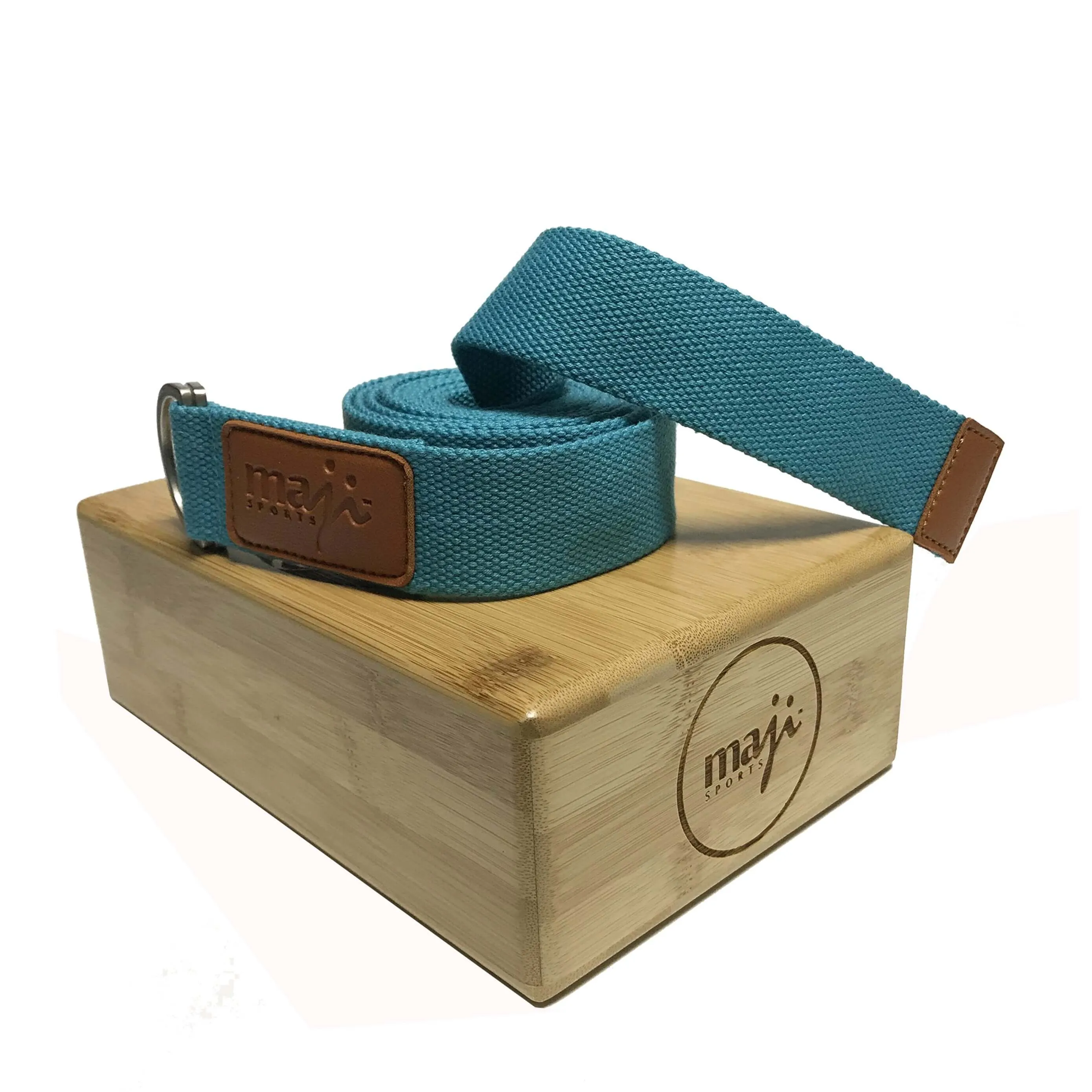 Bamboo Yoga Block & Strap Combo