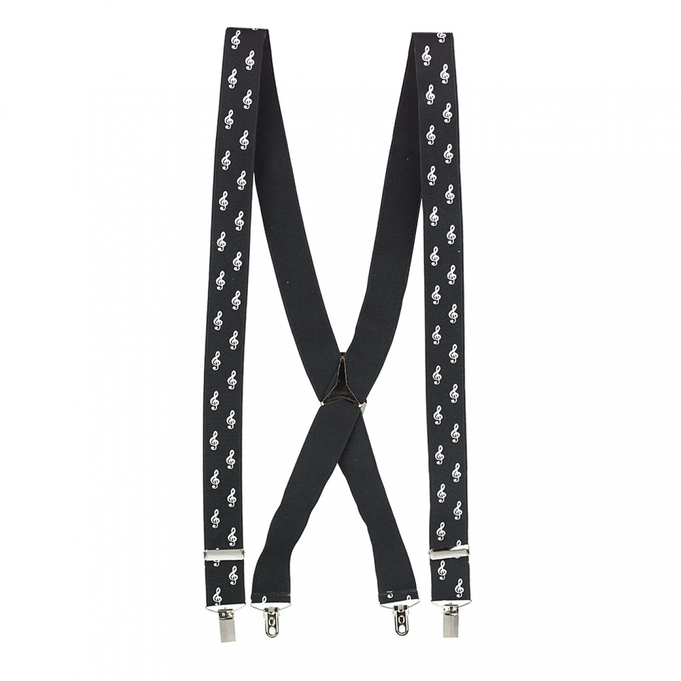 Black Musical Clef Braces