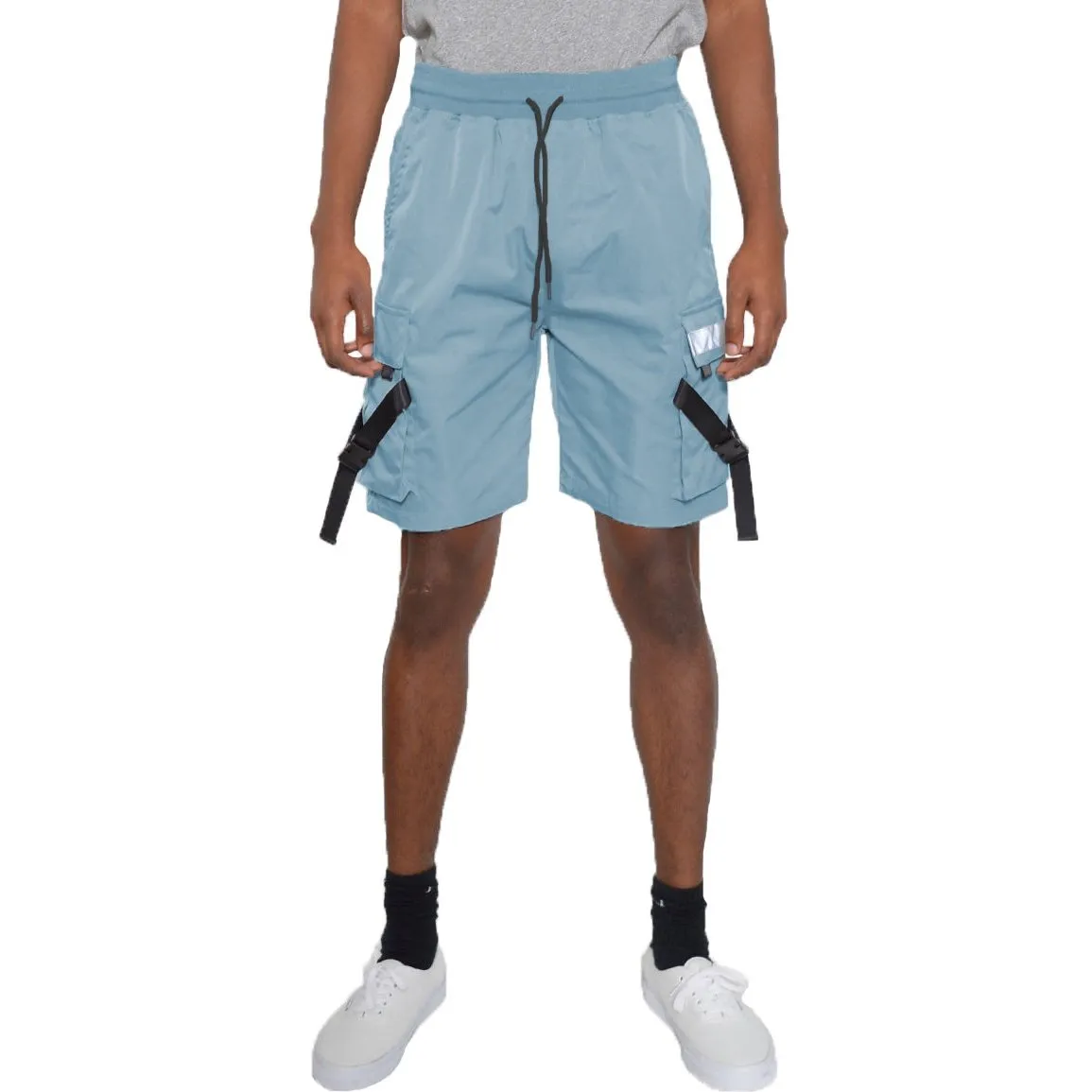 Blue Tactical Cargo Shorts