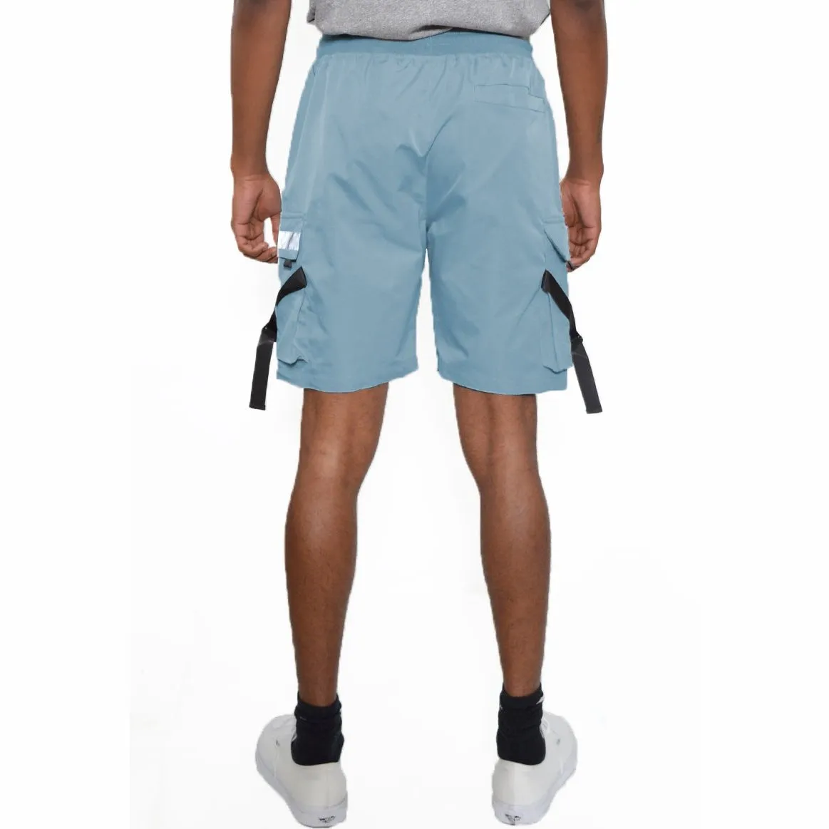 Blue Tactical Cargo Shorts