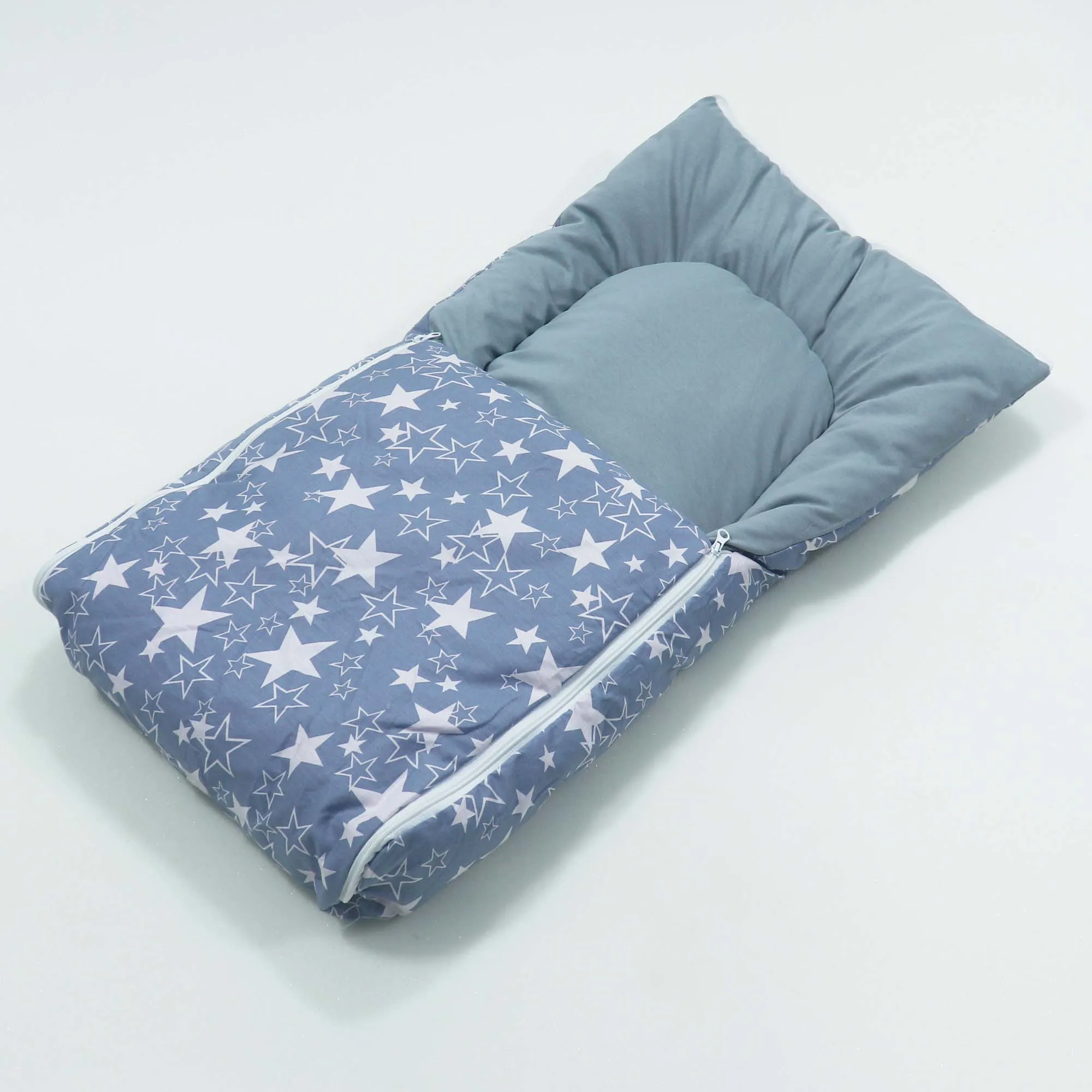 Born Star Grey Baby Sleeping Bag N Carrier