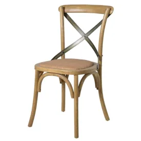 Brentwood Natural X-back Dining Chair