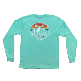 Brilliant Mountain Alaska Long Sleeve T-Shirt