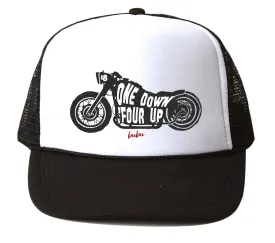 Bubu - Motorcycle One Down Four Up Trucker Hat