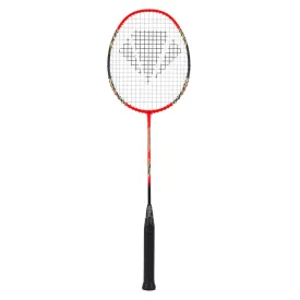 Carlton Carbotec 6200 Strung Badminton Racket - Red/Black