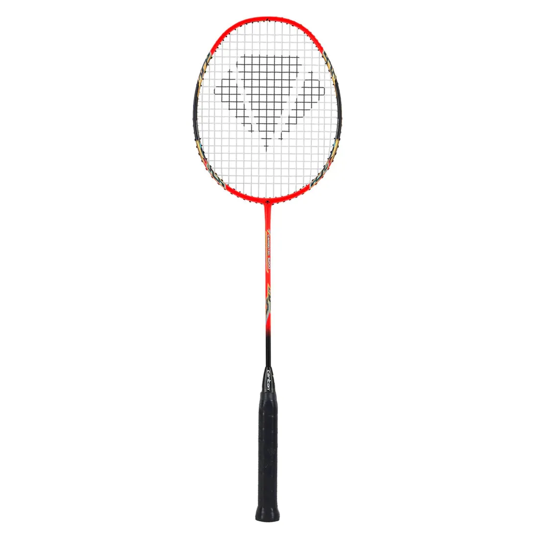 Carlton Carbotec 6200 Strung Badminton Racket - Red/Black