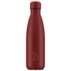 Chilly's Bottle Matte All Red 500ml