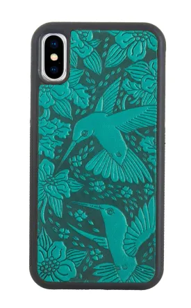 CLEARANCE Leather iPhone XS MAX, Hummingbirds,