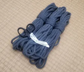 ‘Cloud Grey’ Bamboo Shibari Bondage Rope.