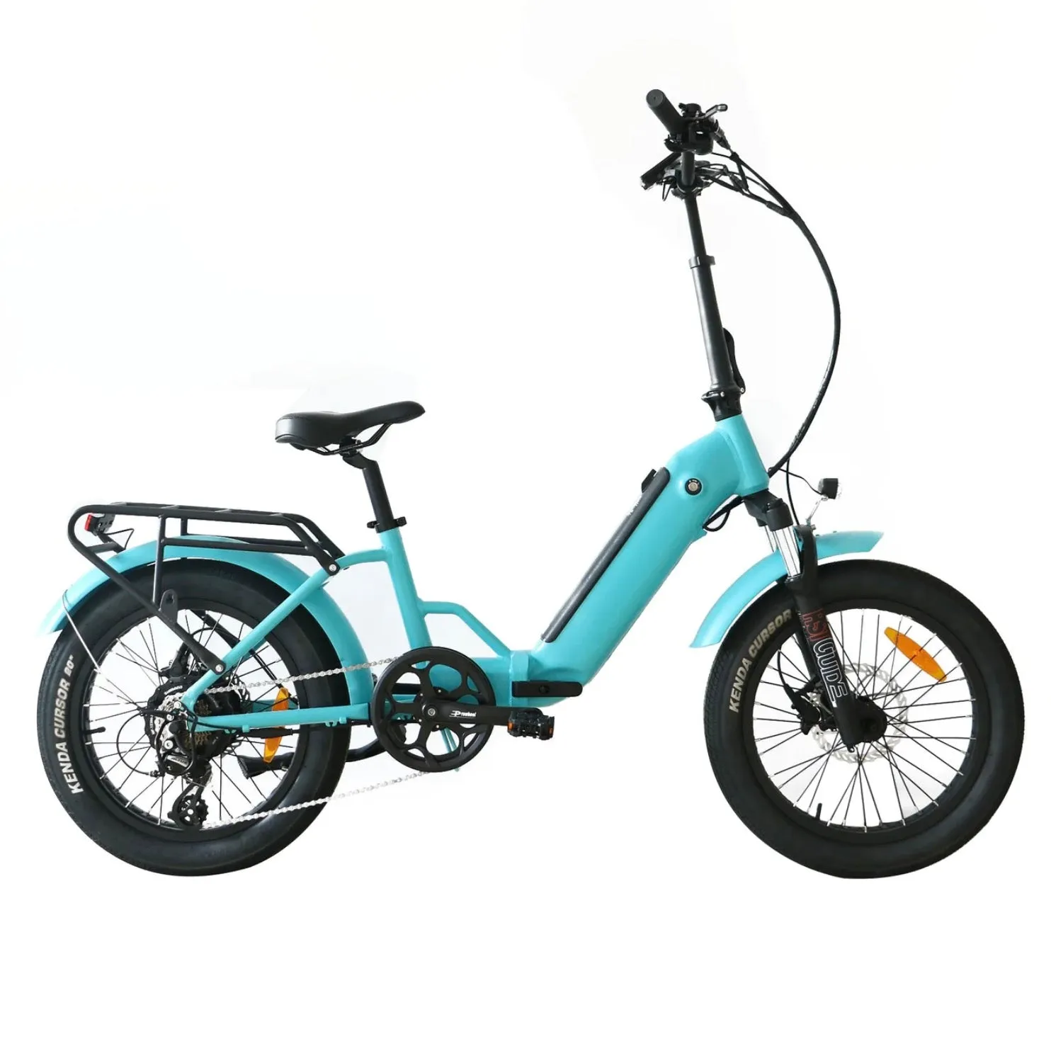 Coastal Cruiser| 750w Folding Step Thru 20x3 Electric Bike