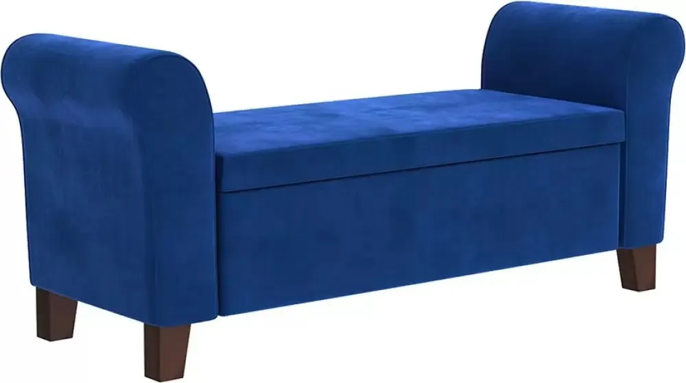 Crystal 2 Seater Upholstered Storage Bench