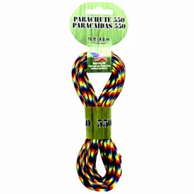 Durable Parachute Harness Cord Aurora Borealis