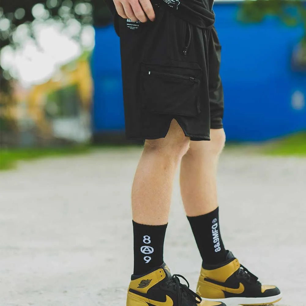 Everyday Mesh Cargo Shorts Black