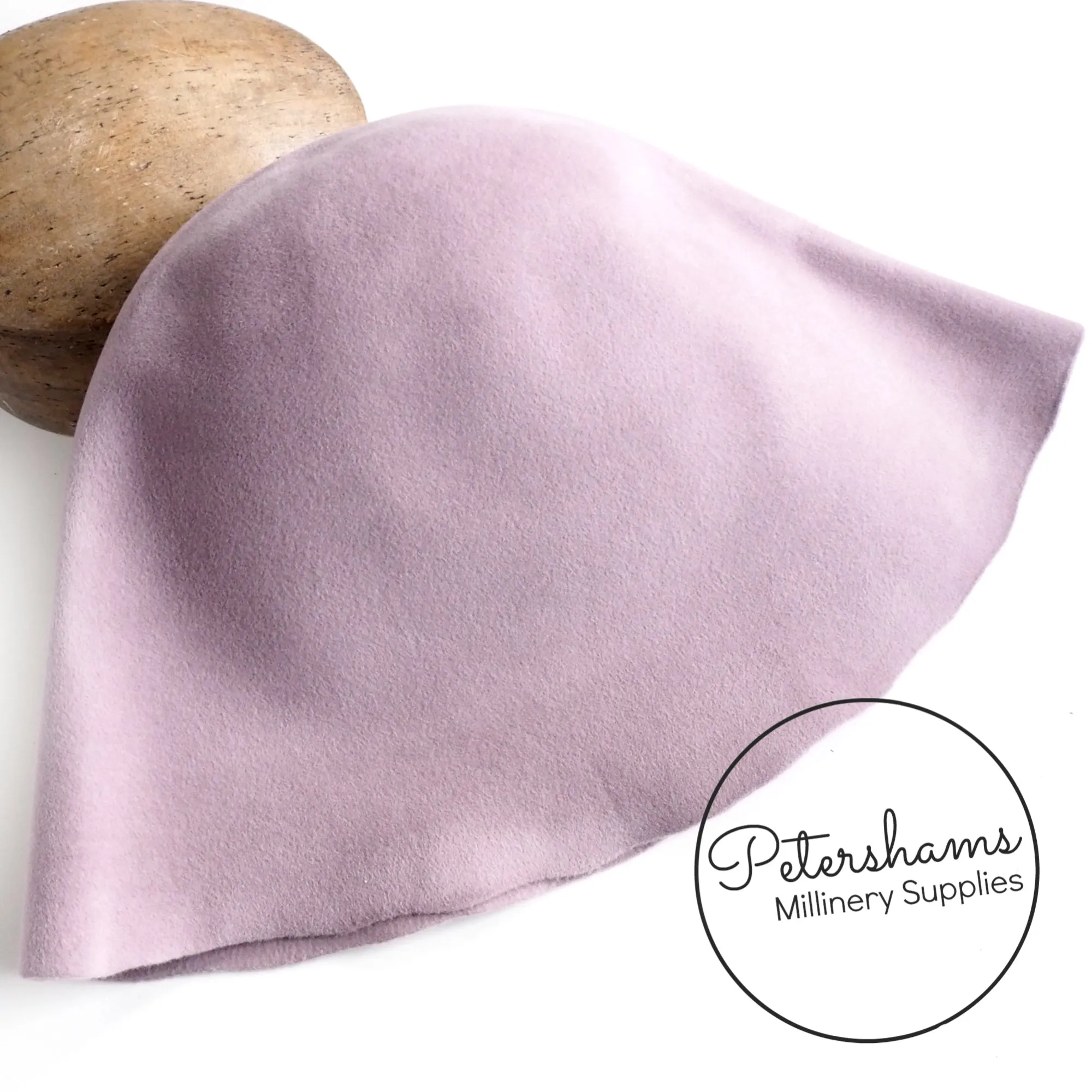 Extra Large Peachbloom Velour Fur Felt Cone Hat Body