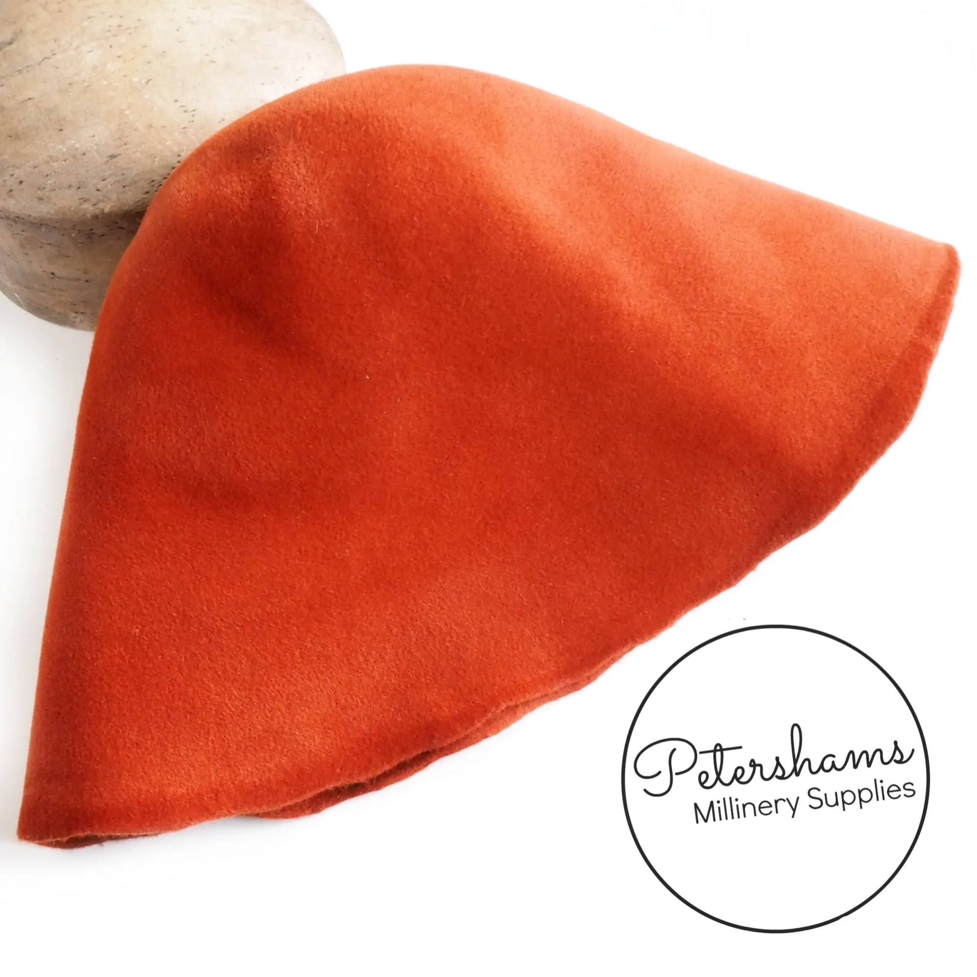 Extra Large Peachbloom Velour Fur Felt Cone Hat Body