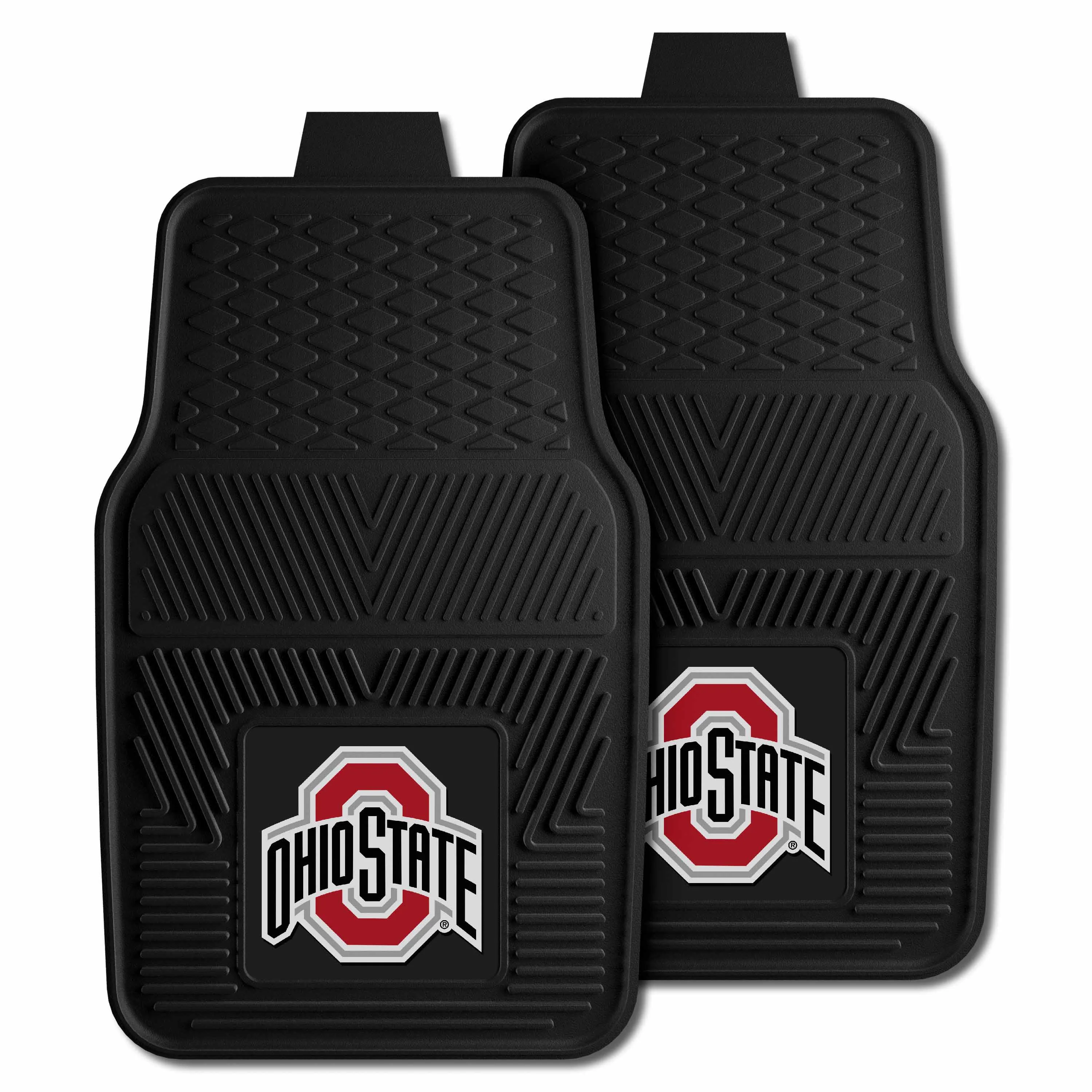 Fanmats Ohio State Buckeyes 2pc Vinyl Car Mat Set