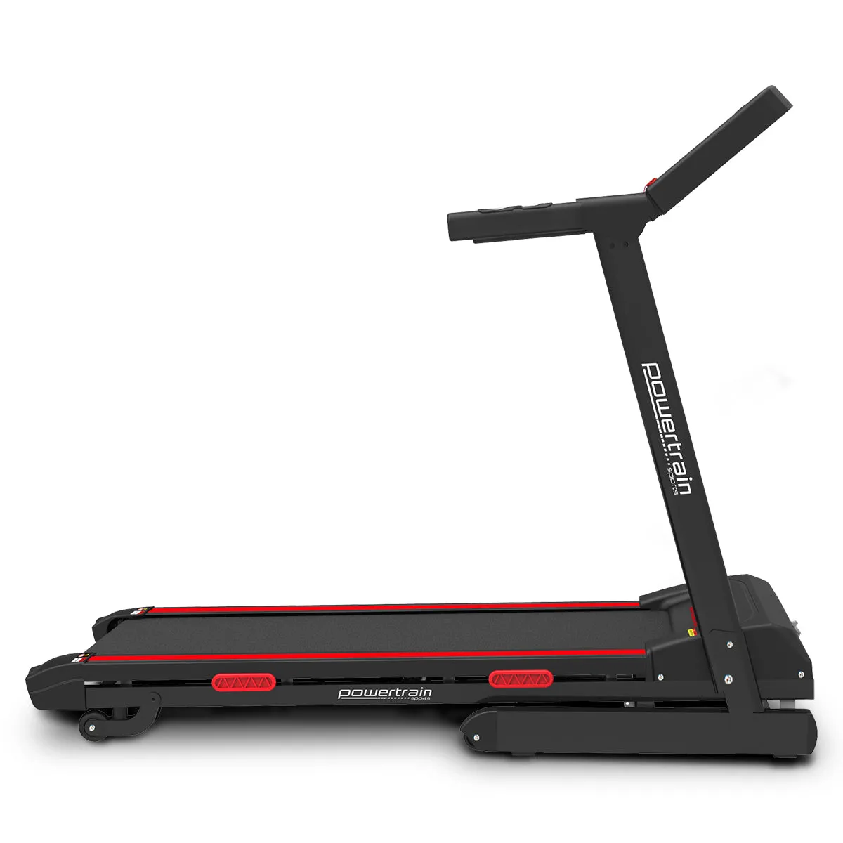 Foldable Electric Treadmill with 15 Levels Incline, 5in LCD - Powertrain