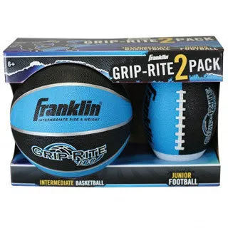 Franklin Grip Rite Junior 2 Pack Sports Ball Set