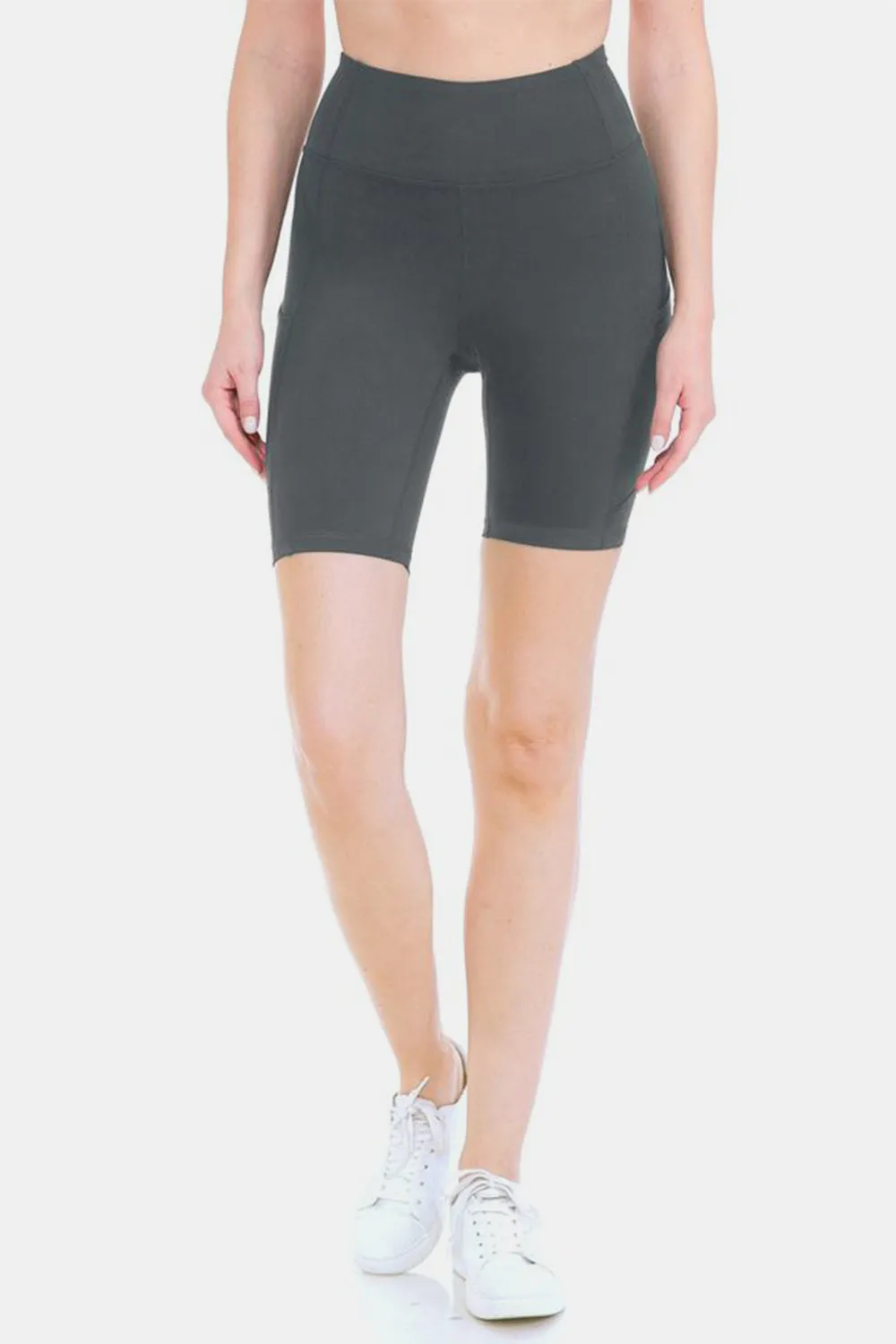 Full Size High Waist Active Shorts