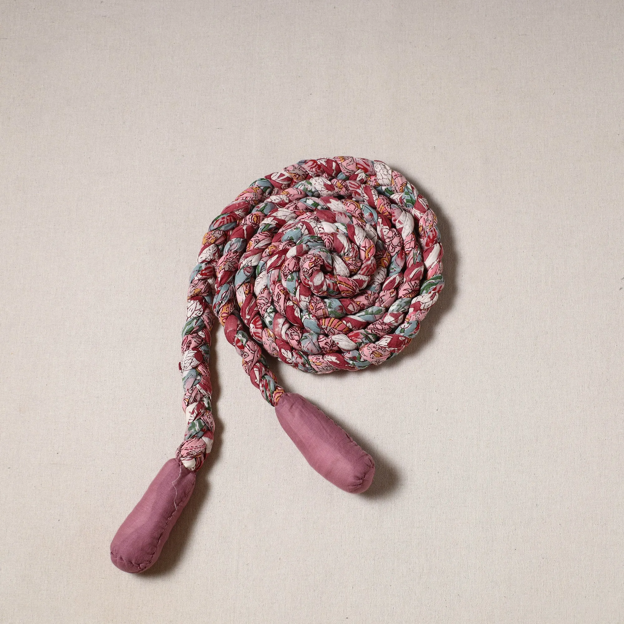 Handmade Upcycled Fabric Skipping Jump Rope 02