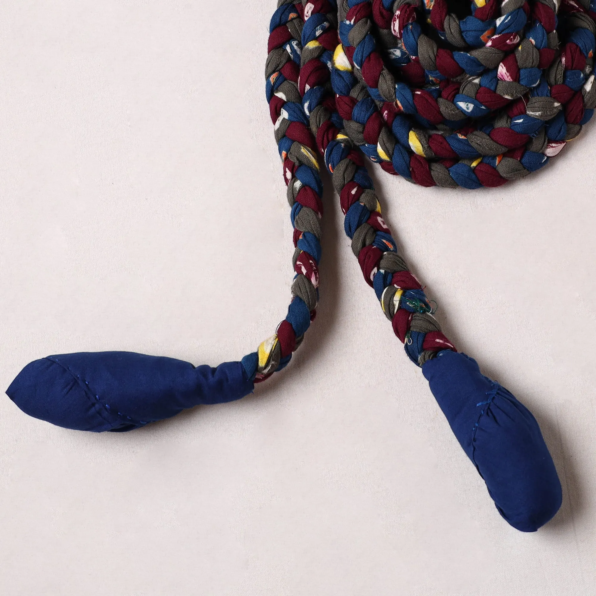 Handmade Upcycled Fabric Skipping Rope 07