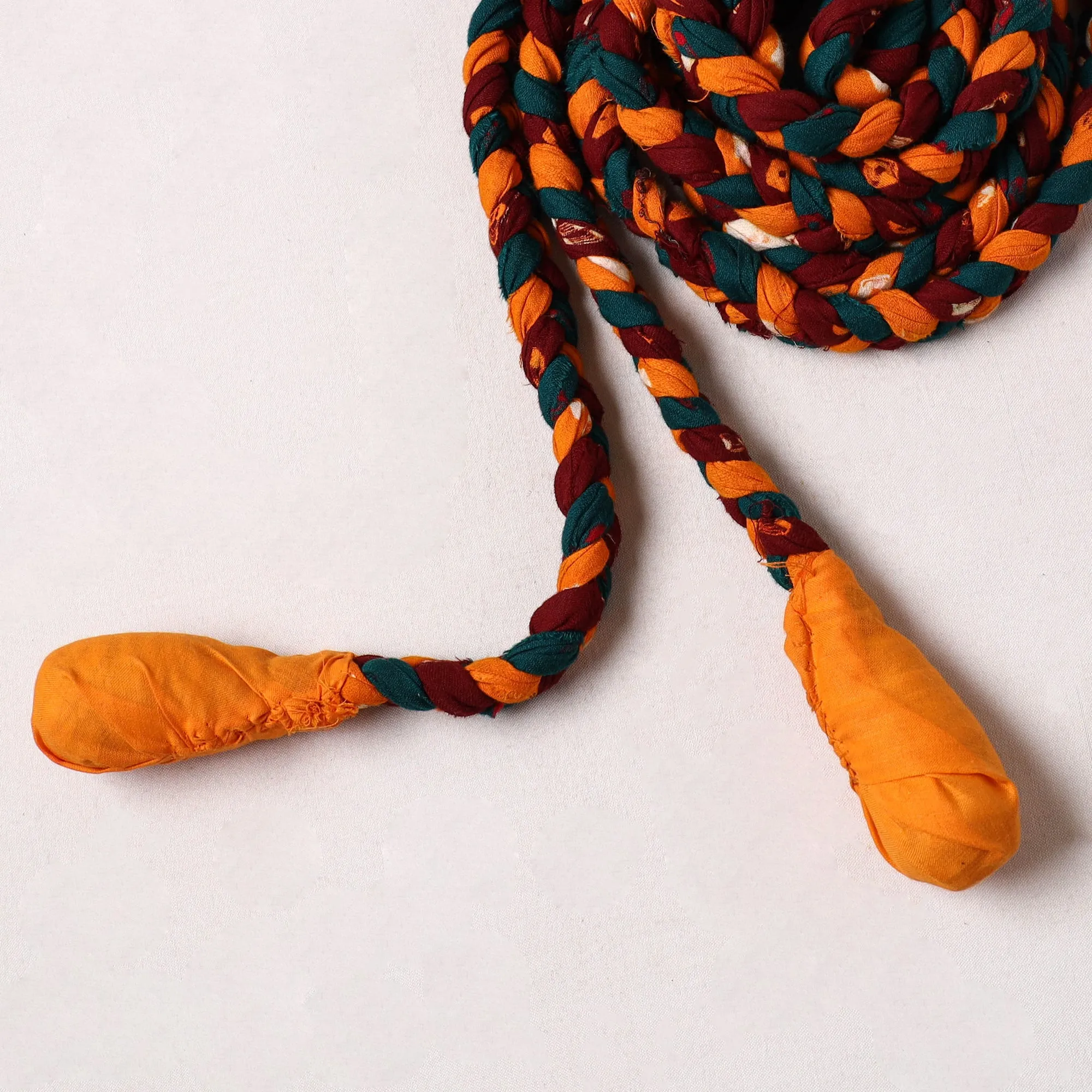 Handmade Upcycled Fabric Skipping Rope 08