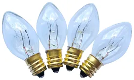 Hometown Holidays 16280 Light Bulb, 5 W, Candelabra Lamp Base, Incandescent Lamp, Clear Light, 3000 hr Average Life :PK 4: QUANTITY: 25