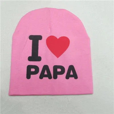 I Love MAMA/PAPA Kids Hats