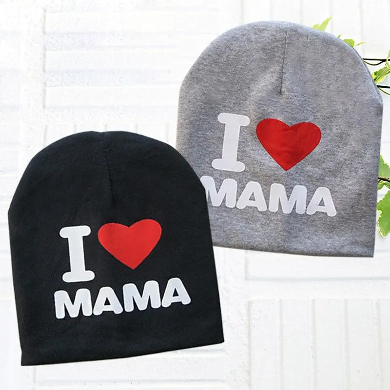 I Love MAMA/PAPA Kids Hats