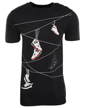 Jordan J's On The Wire Tee Shirt Mens Style : 365739