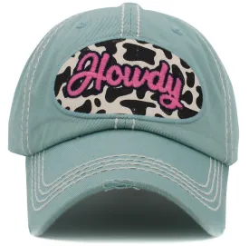 KBV1495 Howdy Washed Vintage Ballcap