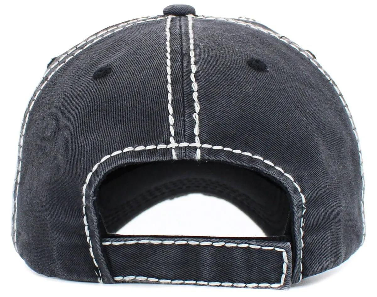 KBV1495 Howdy Washed Vintage Ballcap