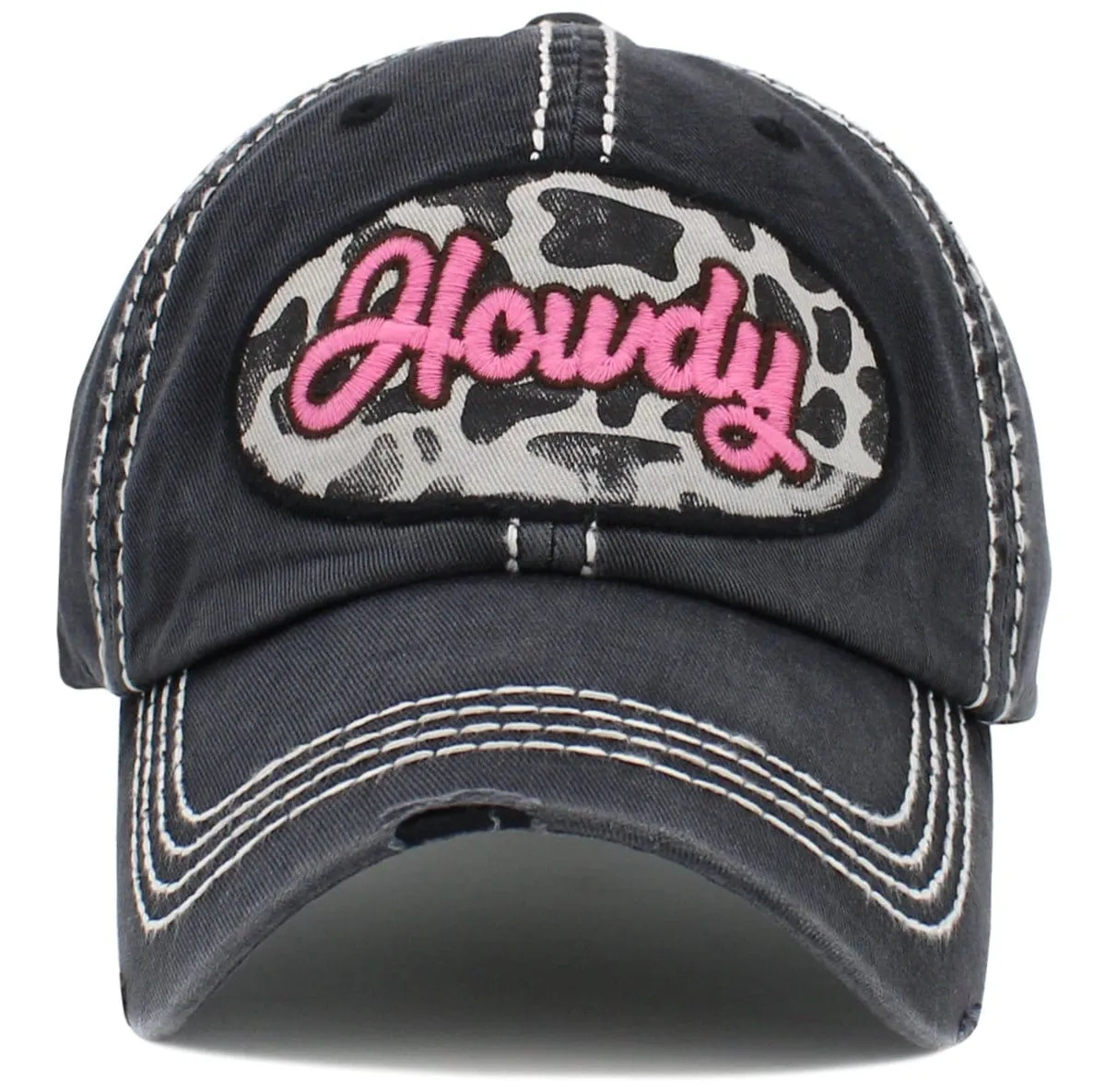 KBV1495 Howdy Washed Vintage Ballcap