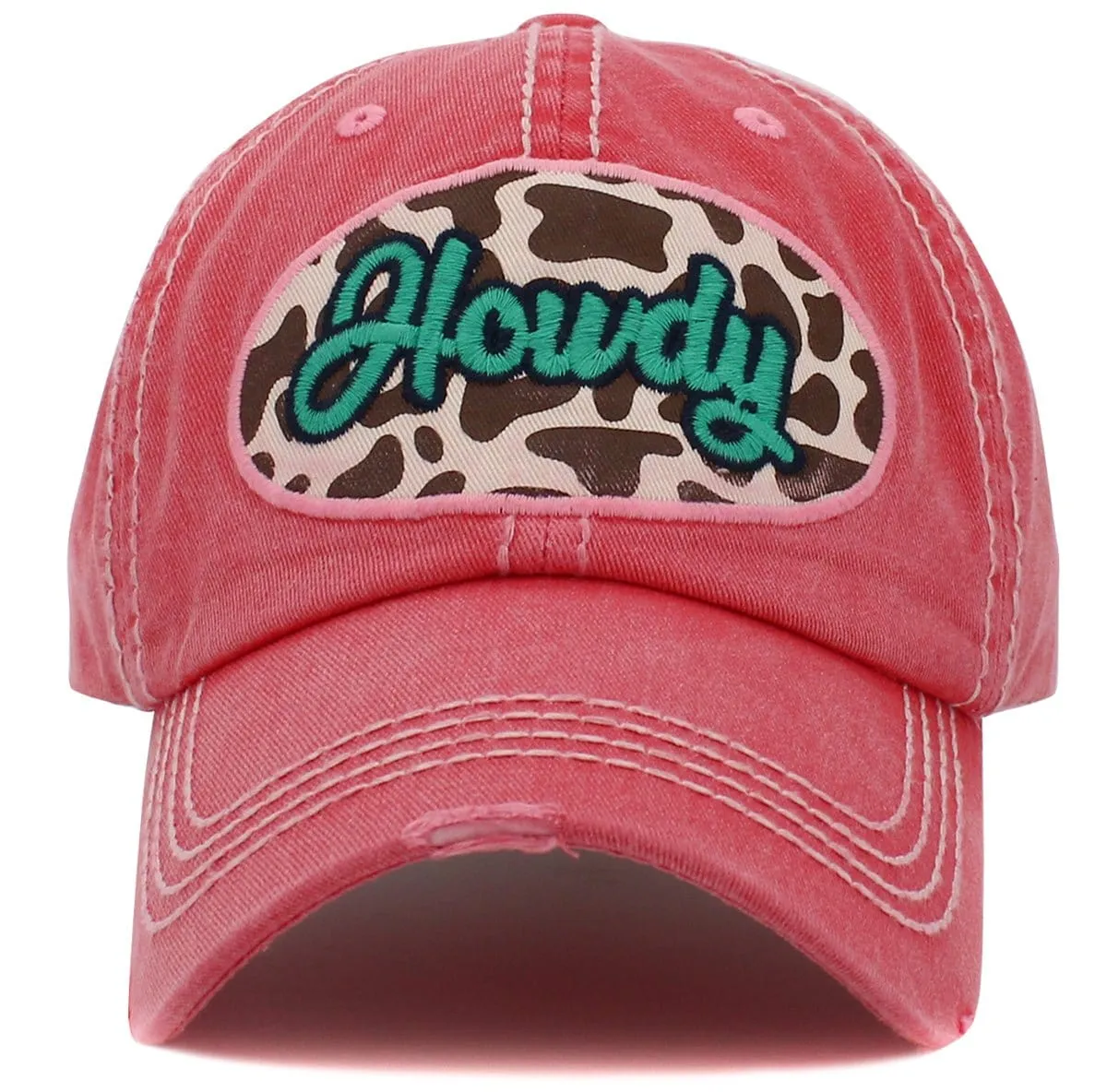 KBV1495 Howdy Washed Vintage Ballcap