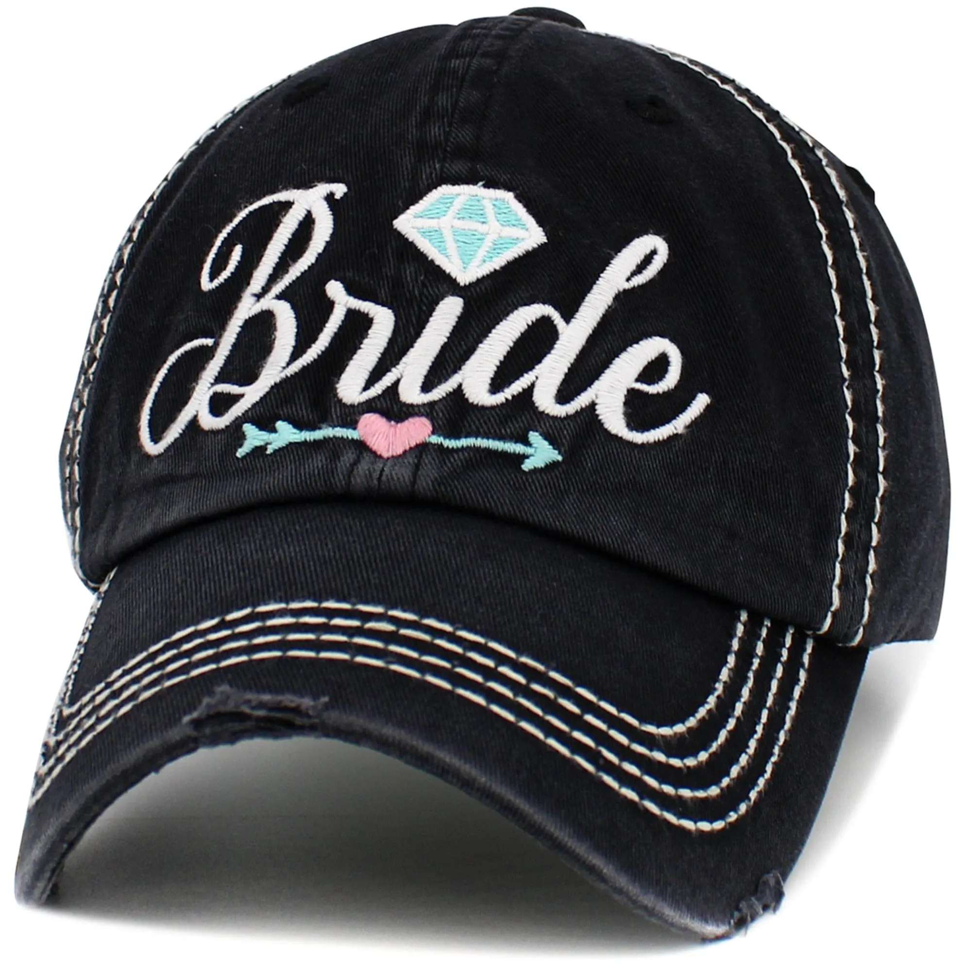 KBV1574 Bride Washed Vintage Ballcap