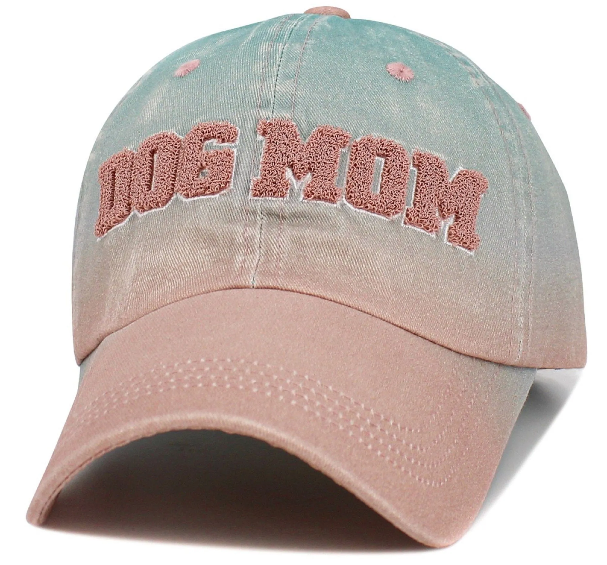 KBVT-819 Ombre Vintage Dog Mom Baseball Cap