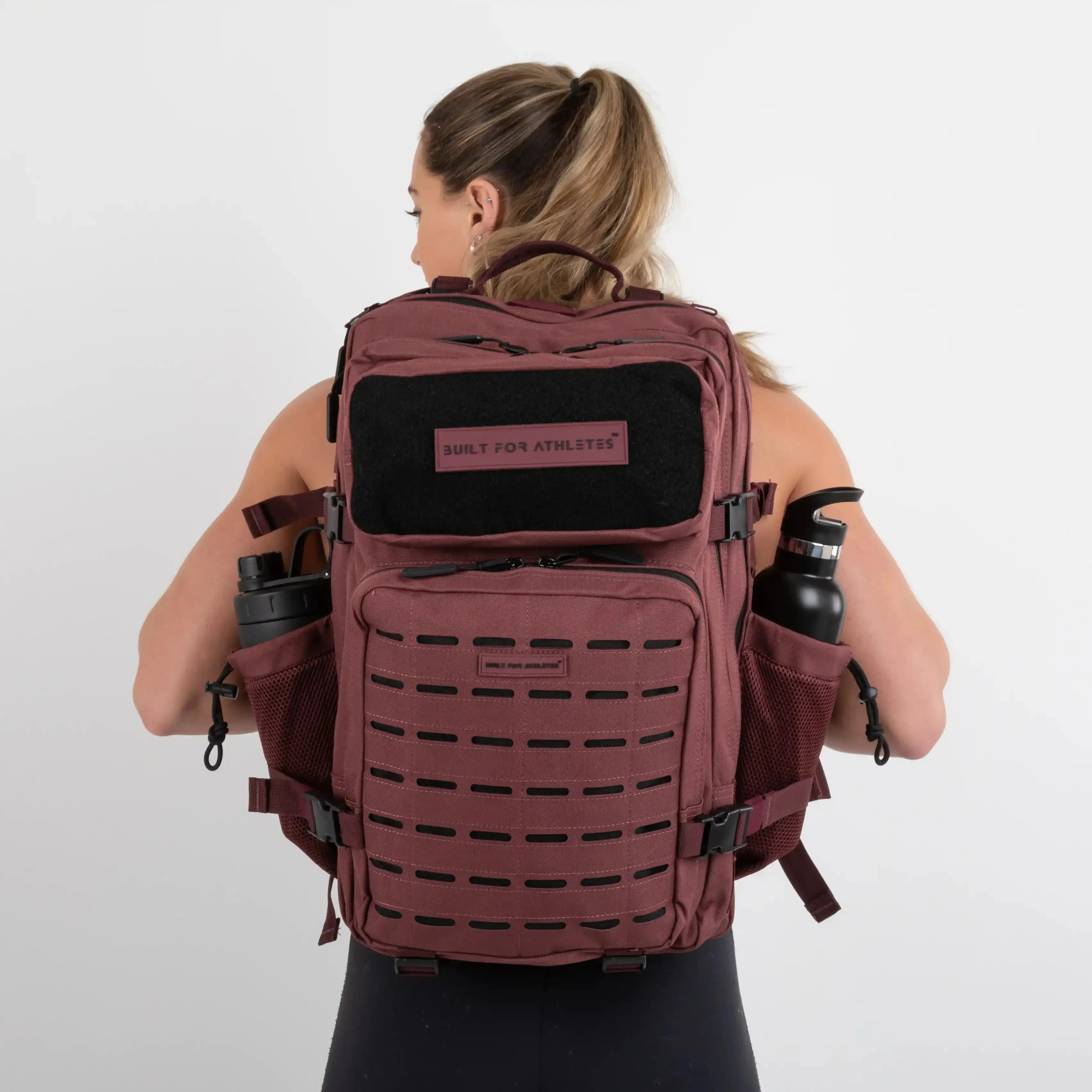 Large Burgundy Gym Backpack