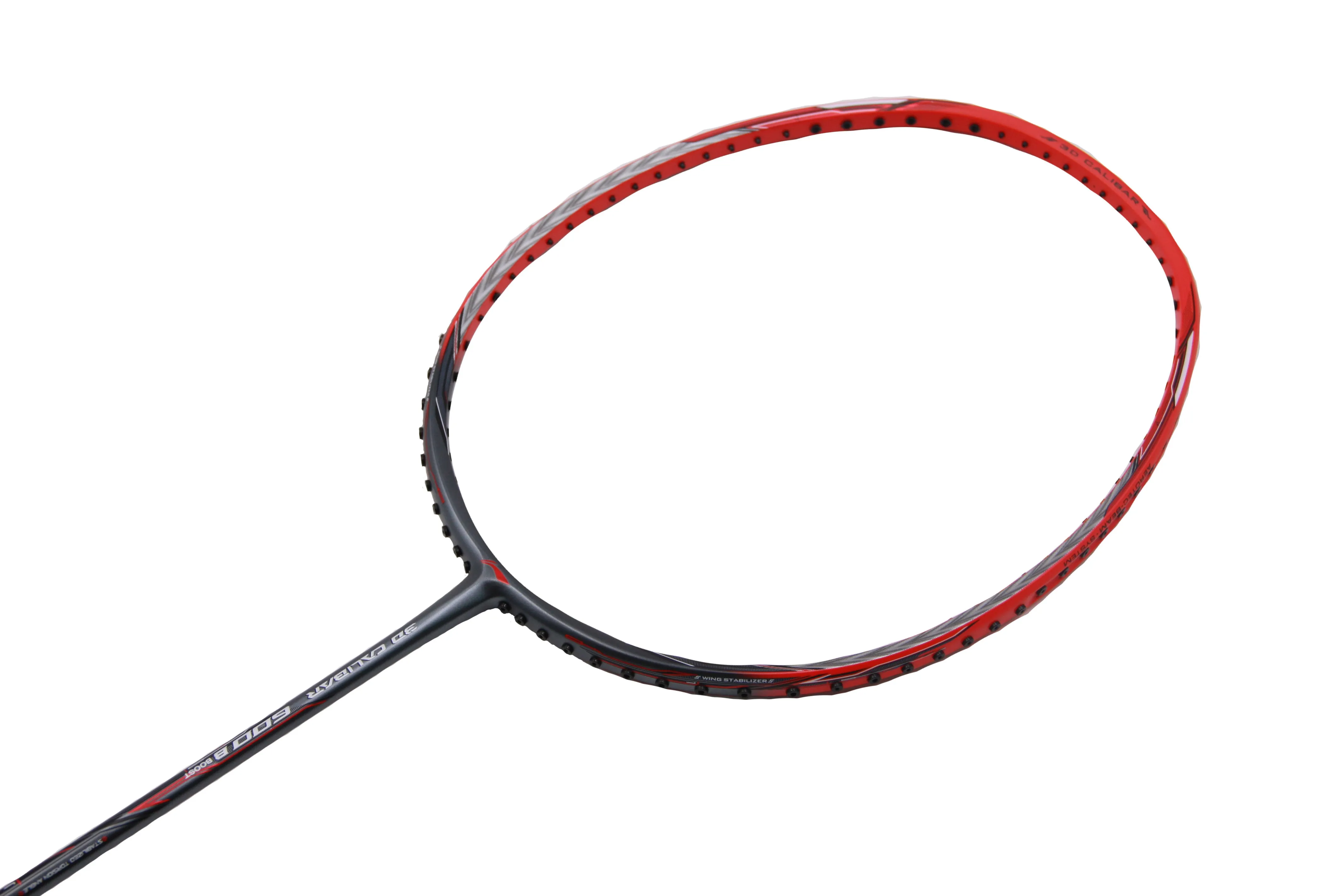 Li-Ning 3D Calibar-600B badminton Racket (Red/Grey) [AYPT387-3]