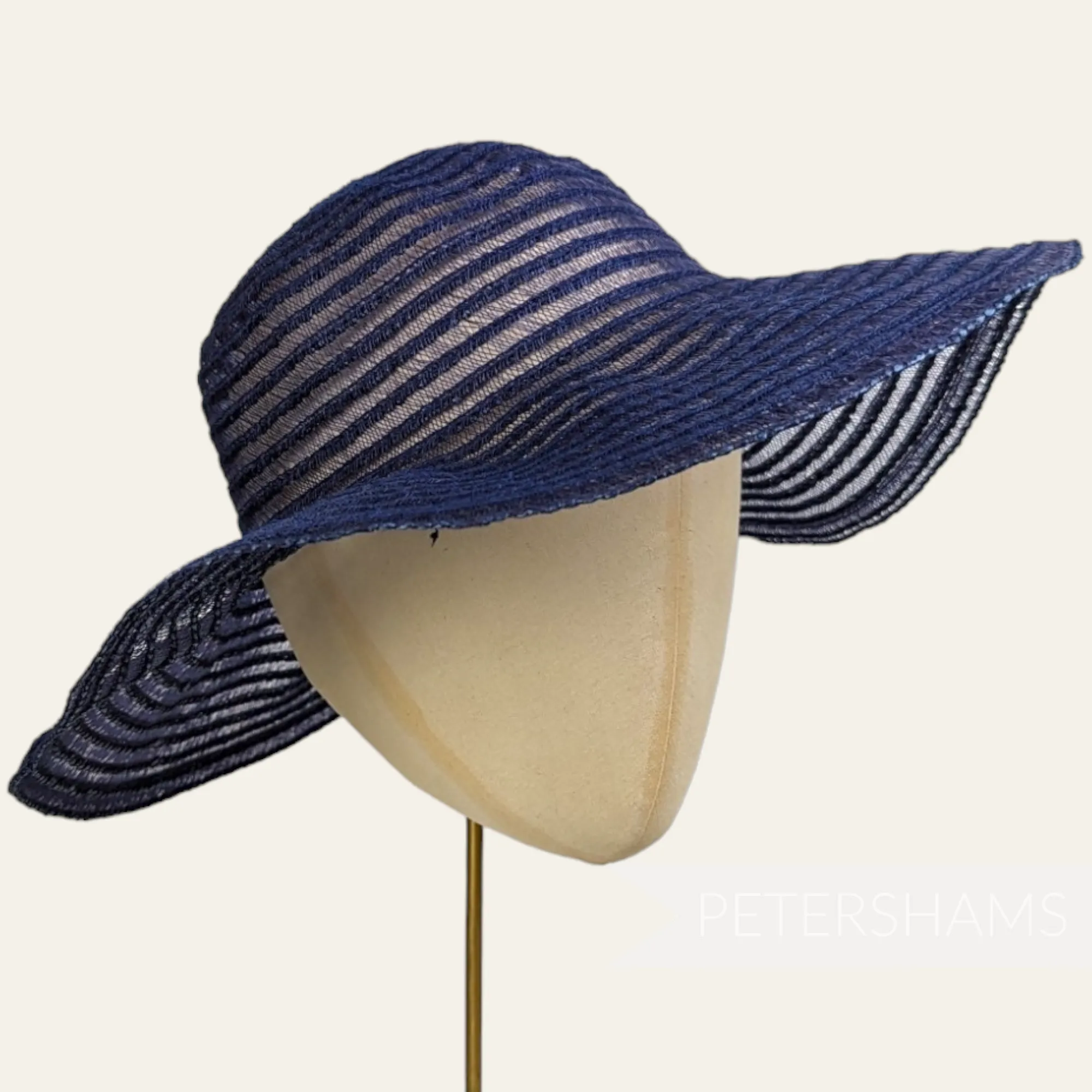 Little Scallop Crinoline Capeline Hat Body - 11"