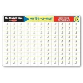 Melissa & Doug Addition Problems Write A Mat Single